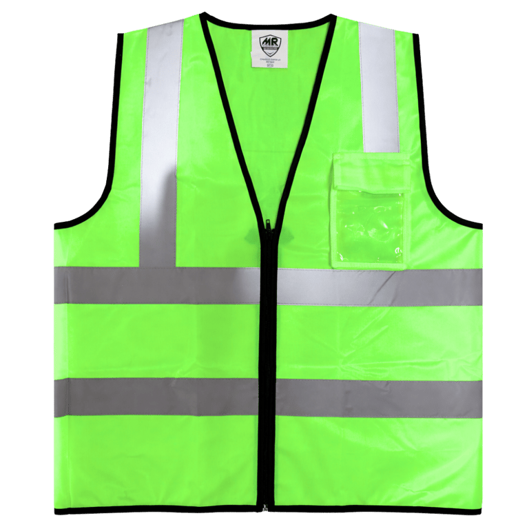 CHALECO CLASE II TIPO R CON PORTA GAFETE SUPER LX  SR1060 2 COLOR VERDE