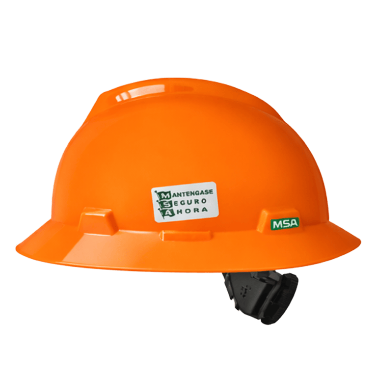 CASCO V-GARD DE ALA AMPLIA FASTRACK III MSA 10032847 COLOR NARANJA