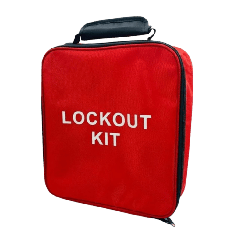 BOLSA DE SEGURIDAD PARA EQUIPO LOTO PORTATIL 30x28x8cm COLOR ROJO_ B31