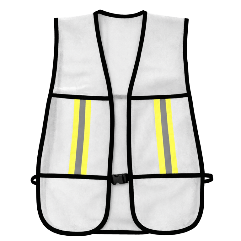 CHALECO DE MALLA COLOR BLANCO