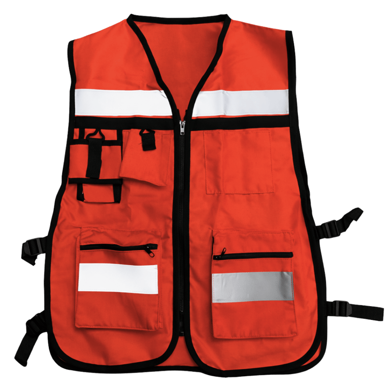 CHALECO SUPERVISOR BRIGADISTA COLOR NARANJA