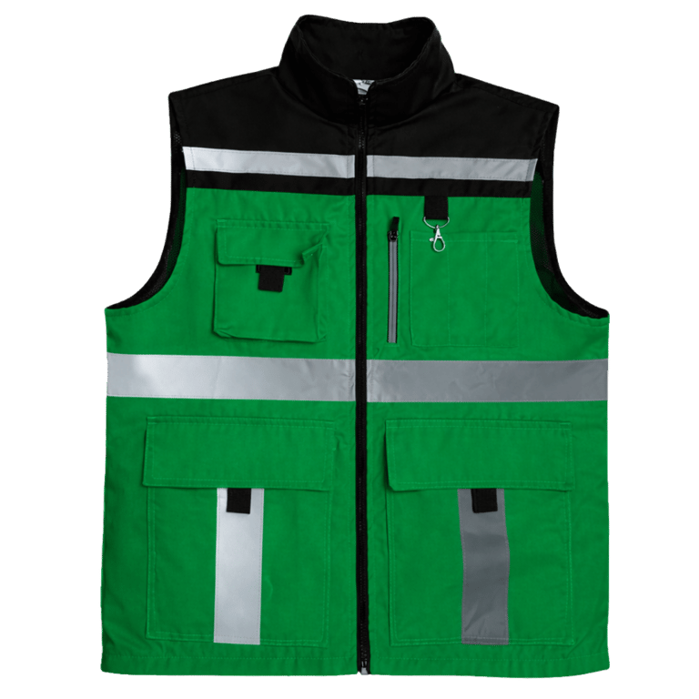 CHALECO EJECUTIVO INGENIERO RUMBLEX NEGRO/VERDE