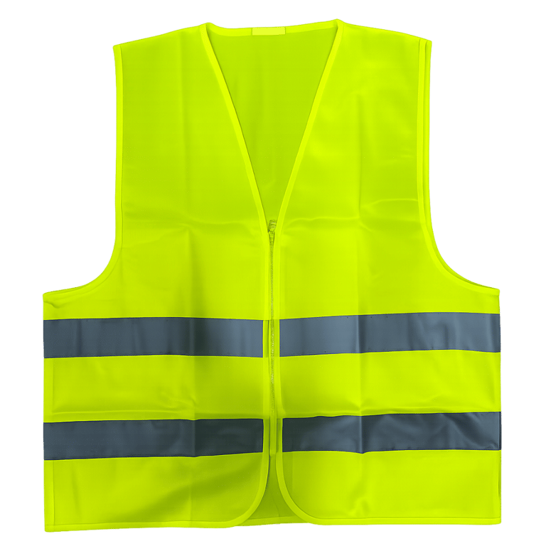 CHALECO CLASE II CON CIERRE COLOR AMARILLO