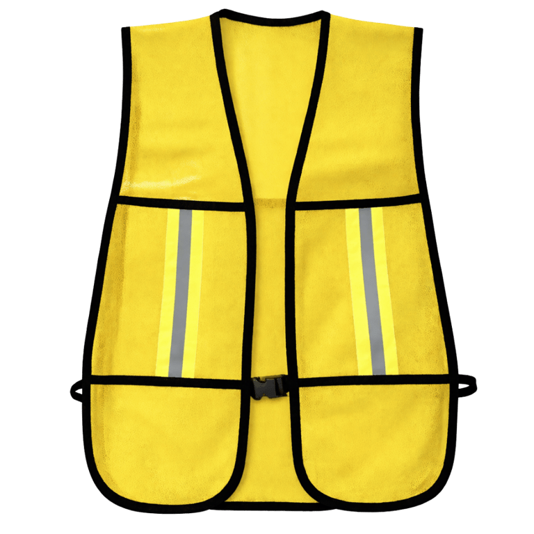 CHALECO DE MALLA COLOR AMARILLO