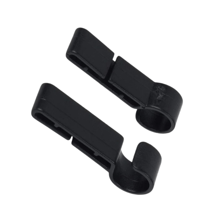 PINZAS CLIP DE PLÁSTICO PARA COLOCAR LINTERNA EN CASCO ( KIT 4 PZAS)