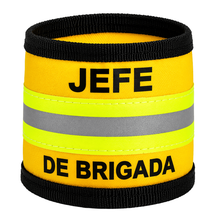 BRAZALETE DE SEGURIDAD PARA JEFE DE BRIGADA