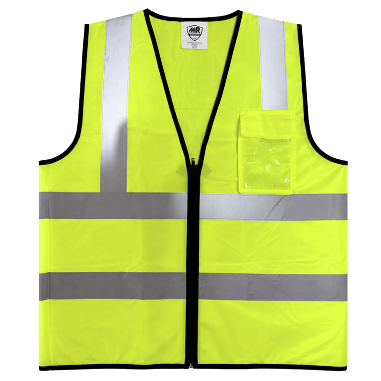 CHALECO CLASE II TIPO R CON PORTA GAFETE SUPER LX  SR1060 2 COLOR AMARILLO