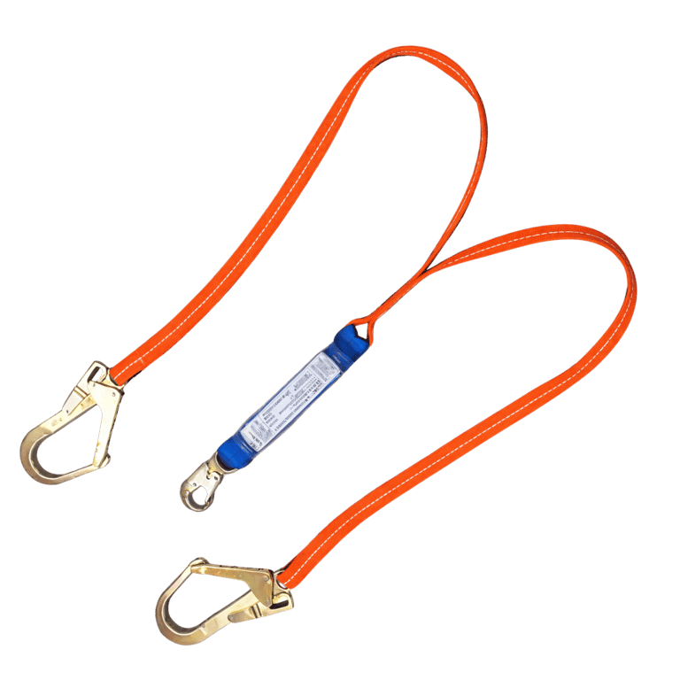 LINEA DE VIDA CON AMORTIGUADOS DOBLE GANCHO GRANDE