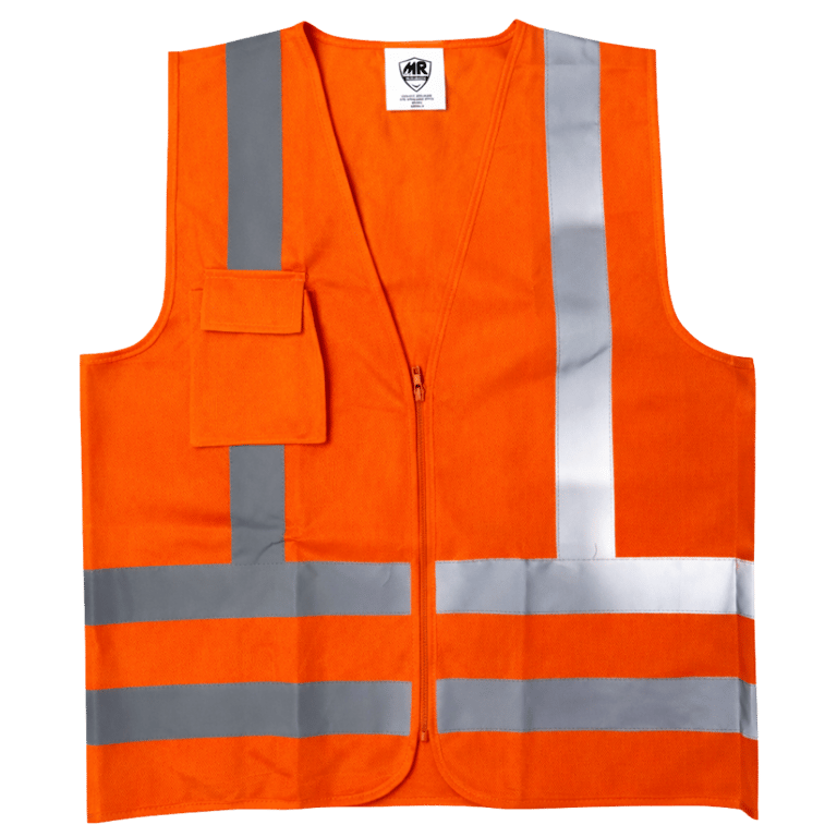 CHALECO SUPER LUX ZIPPER SR1051 TIPO R CLASE 2 COLOR NARANJA