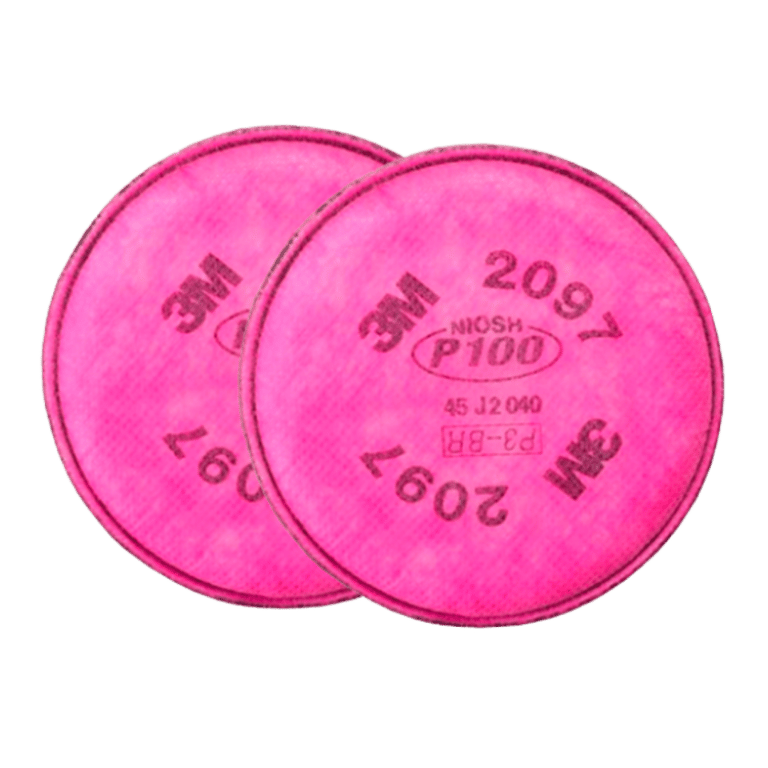 FILTRO PARA VAPORES ORGANICOS Y OZONO PARTICULAS P100 2097 3M (2 PZS)