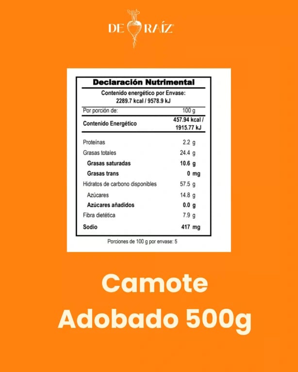Imagen 1 de Camote Adobado