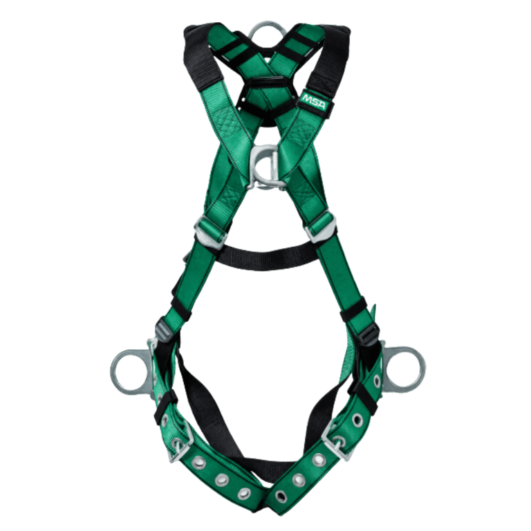 ARNES MSA V-FORM TALLA ESTANDAR, 4 ARGOLLAS D, HEBILLA TIPO CINTURON EN PIERNAS 10206070