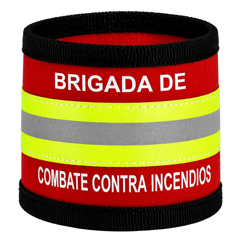 BRAZALETE DE SEGURIDAD PARA BRIGADA COMBATE CONTRA INCENDIOS