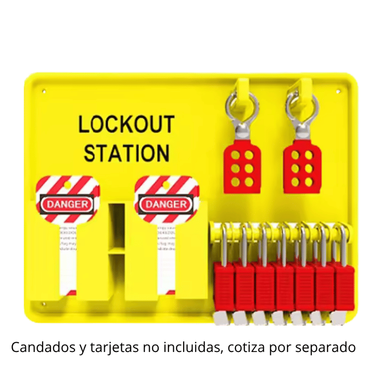 TABLERO ESTACION DE BLOQUEO LOTO