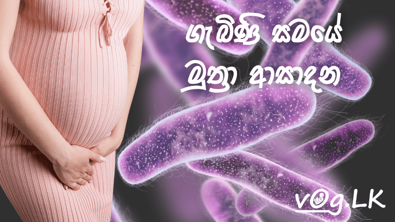 ගර්භණී සමයේ මුත්‍රා ආසාදන. කලින් හඳුනාගෙන ආරක්ෂිතව ප්‍රතිකාර ගන්න