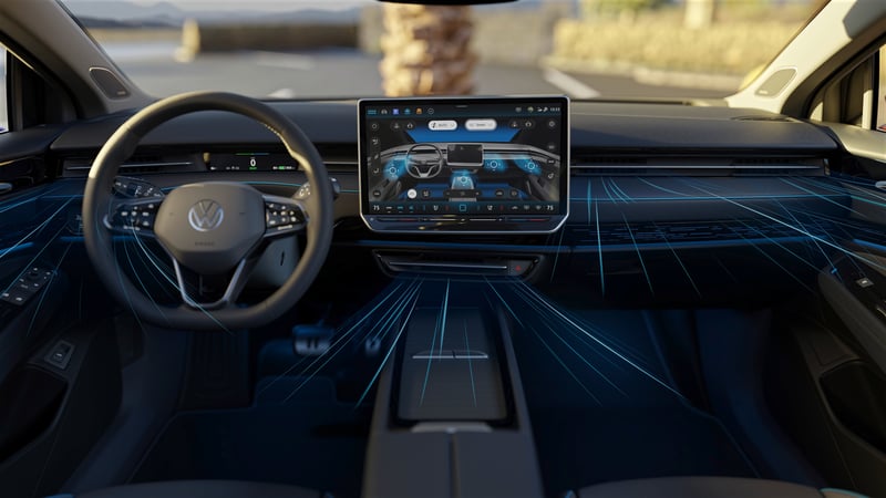 Nieuwe Volkswagen ID.7 krijgt slimme airconditioning