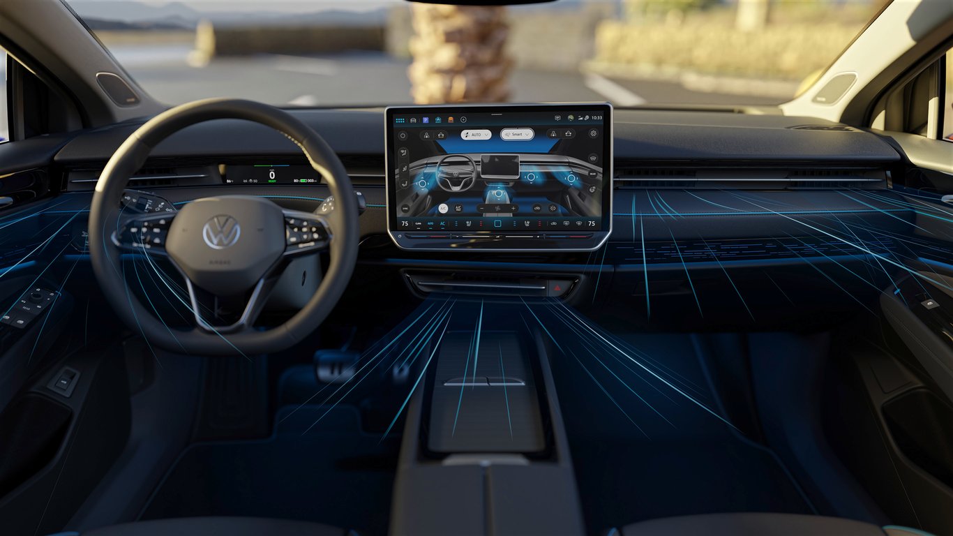 Nieuwe Volkswagen ID.7 krijgt slimme airconditioning