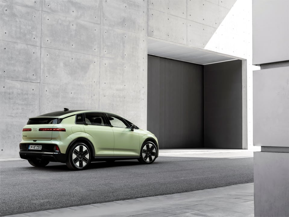 Compact design, herkenbaar Audi
