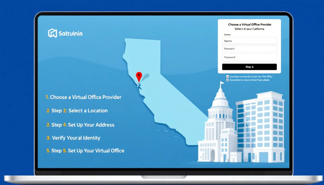A step-by-step guide on how to get started with a California virtual office address.