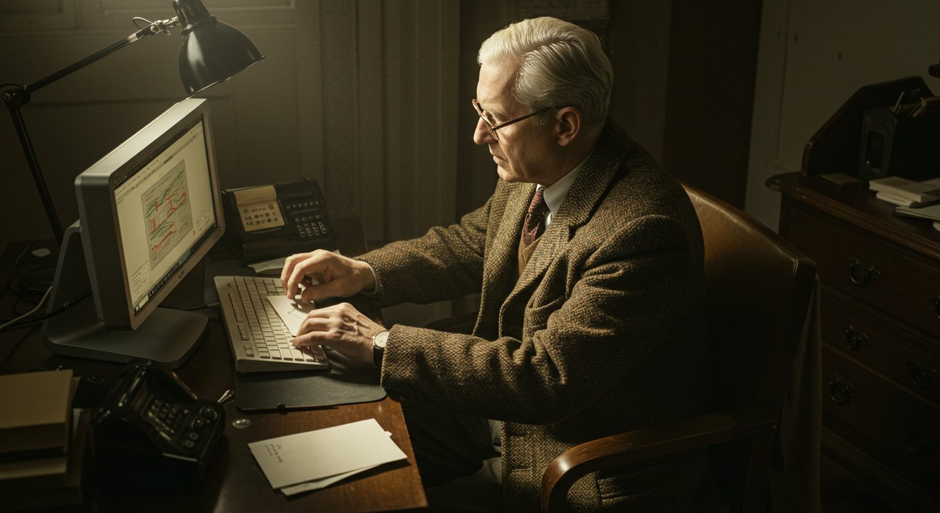 A therapist using HIPAA compliant email services to protect patient information.