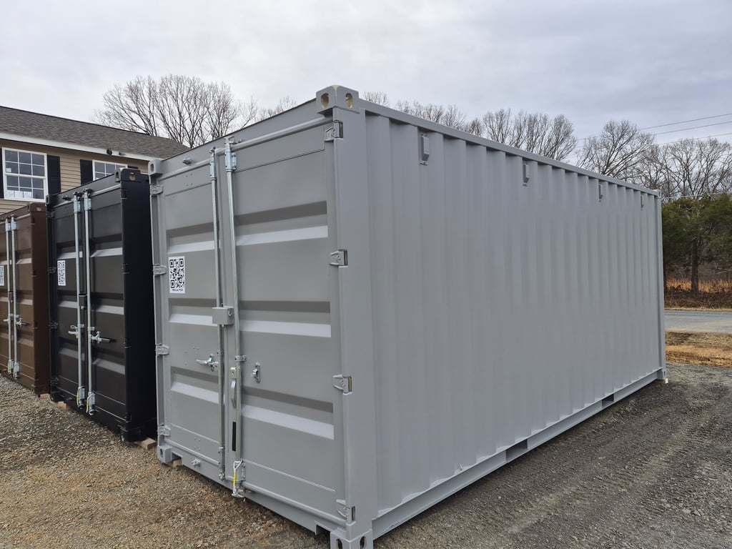 P103 - 8x20 Container Painted Grey