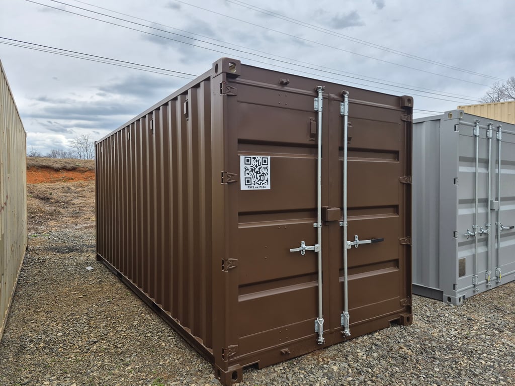 P154  Container  Like New - One Trip  BROWN