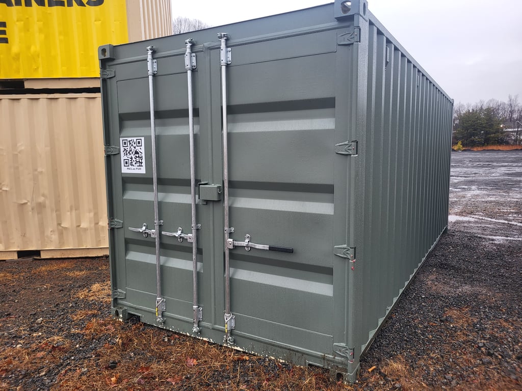 P100 - 8x20 Container - Pewter Green