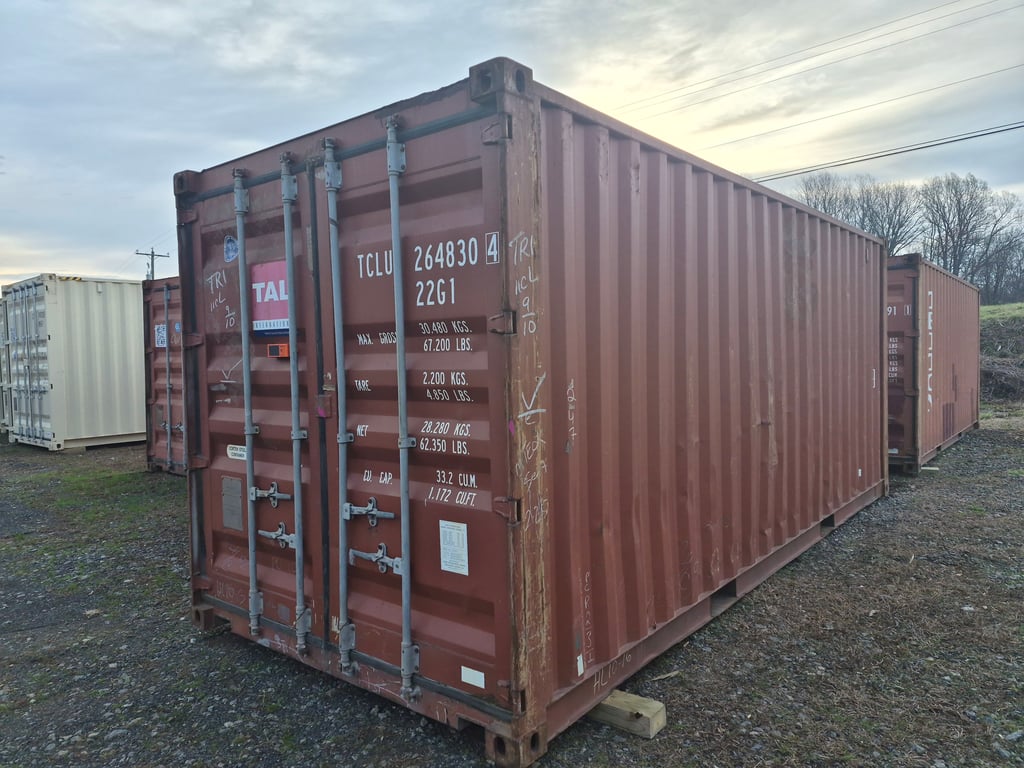 P173 20' CW - USED RED Container