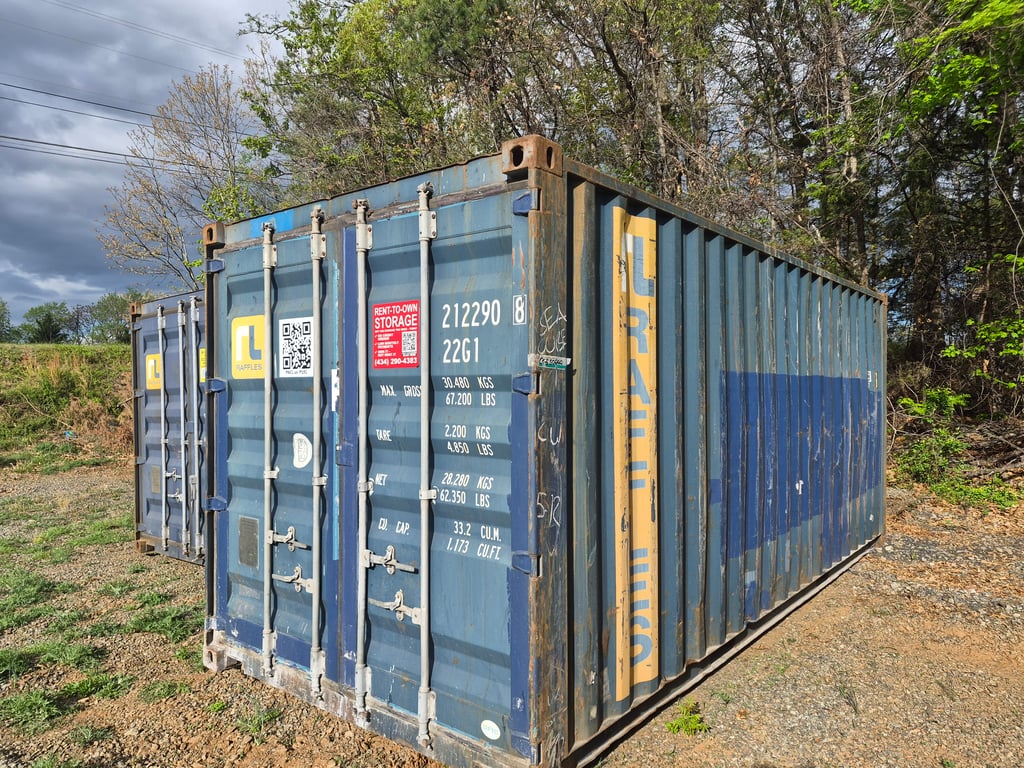 P191 CW - USED CONTAINER BLUE