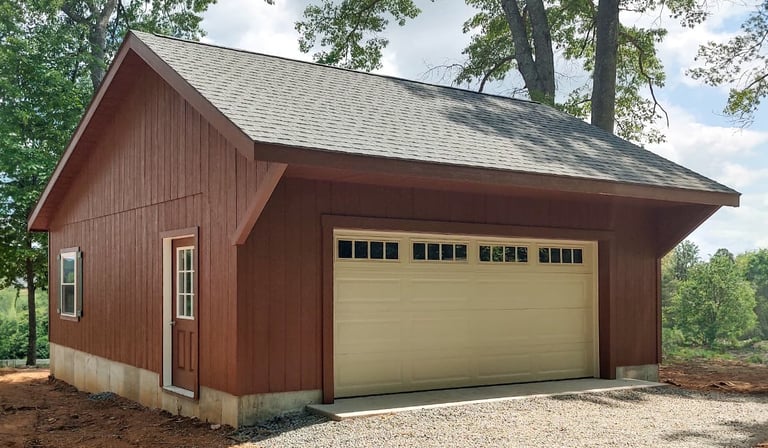 Saltbox Series 1 Car Garage 24x24jpg