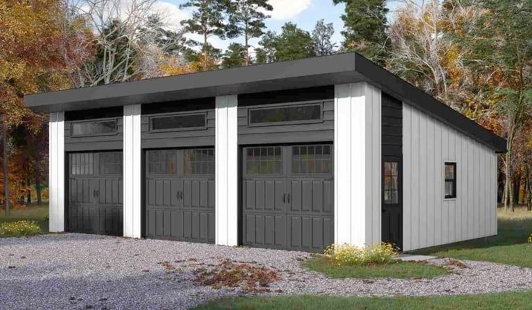 Modern_Garage_With_Board_and_Batten_Siding