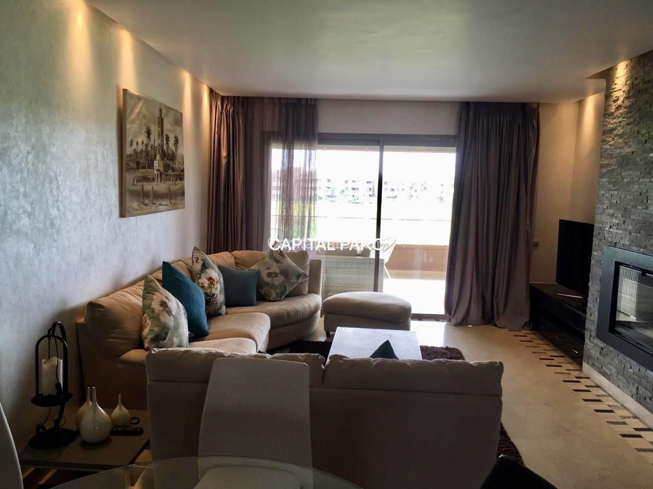 Appartement 151 m² 2 ch. à vendre Marrakech, vue golf — miniature 3