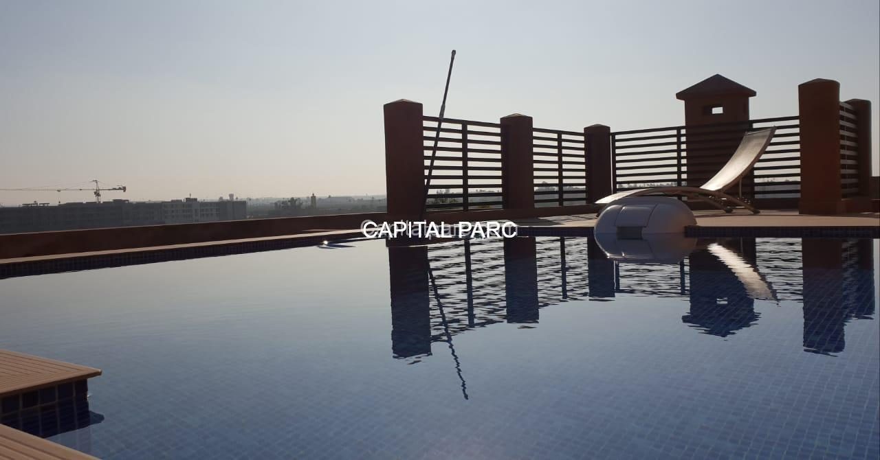 Appartement meublé 50 m² avec piscine à louer Hivernage, Marrakech — miniature 2