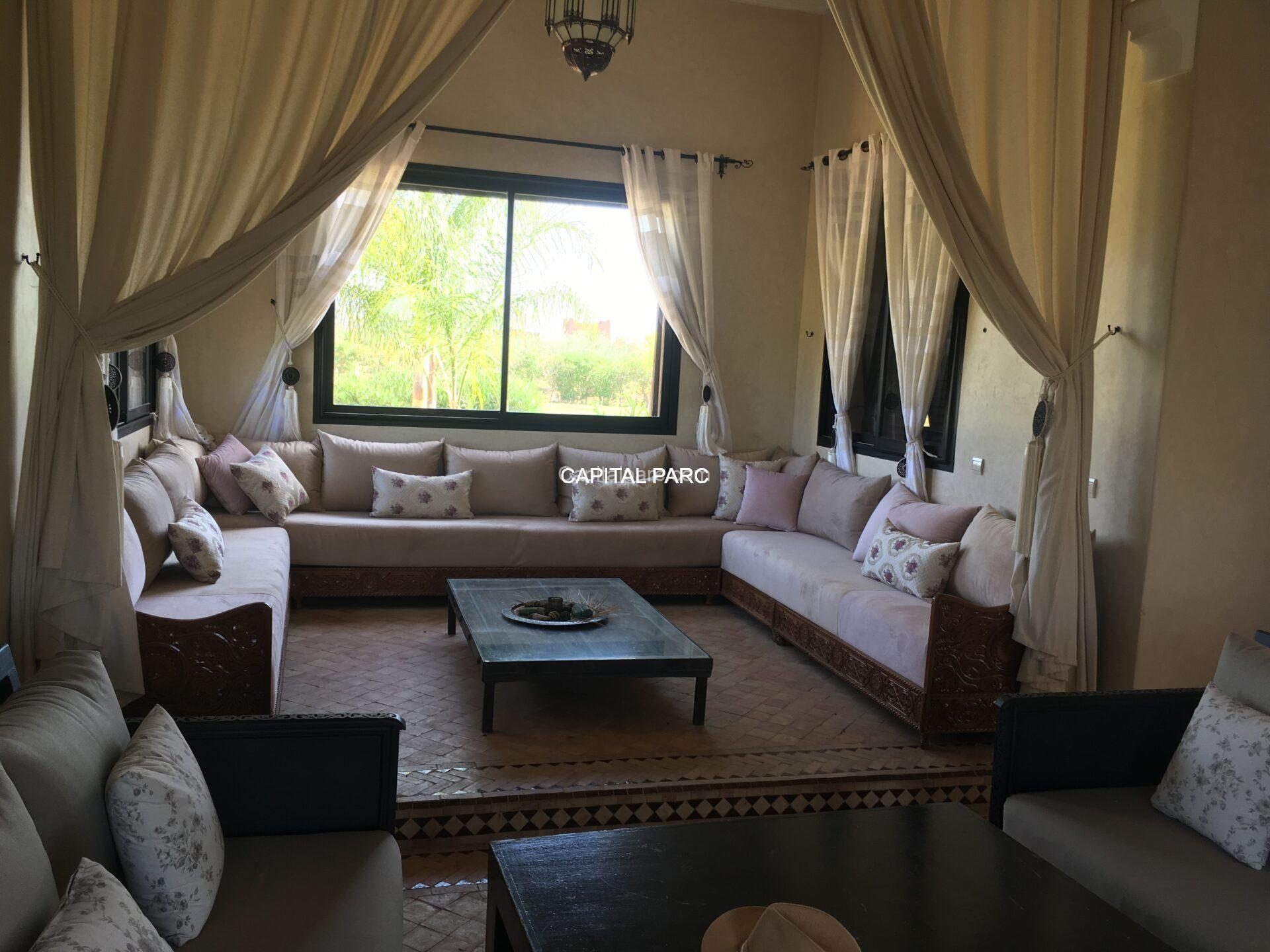 Villa meublée 500 m² à vendre, Oliveraie Marrakech — miniature 3
