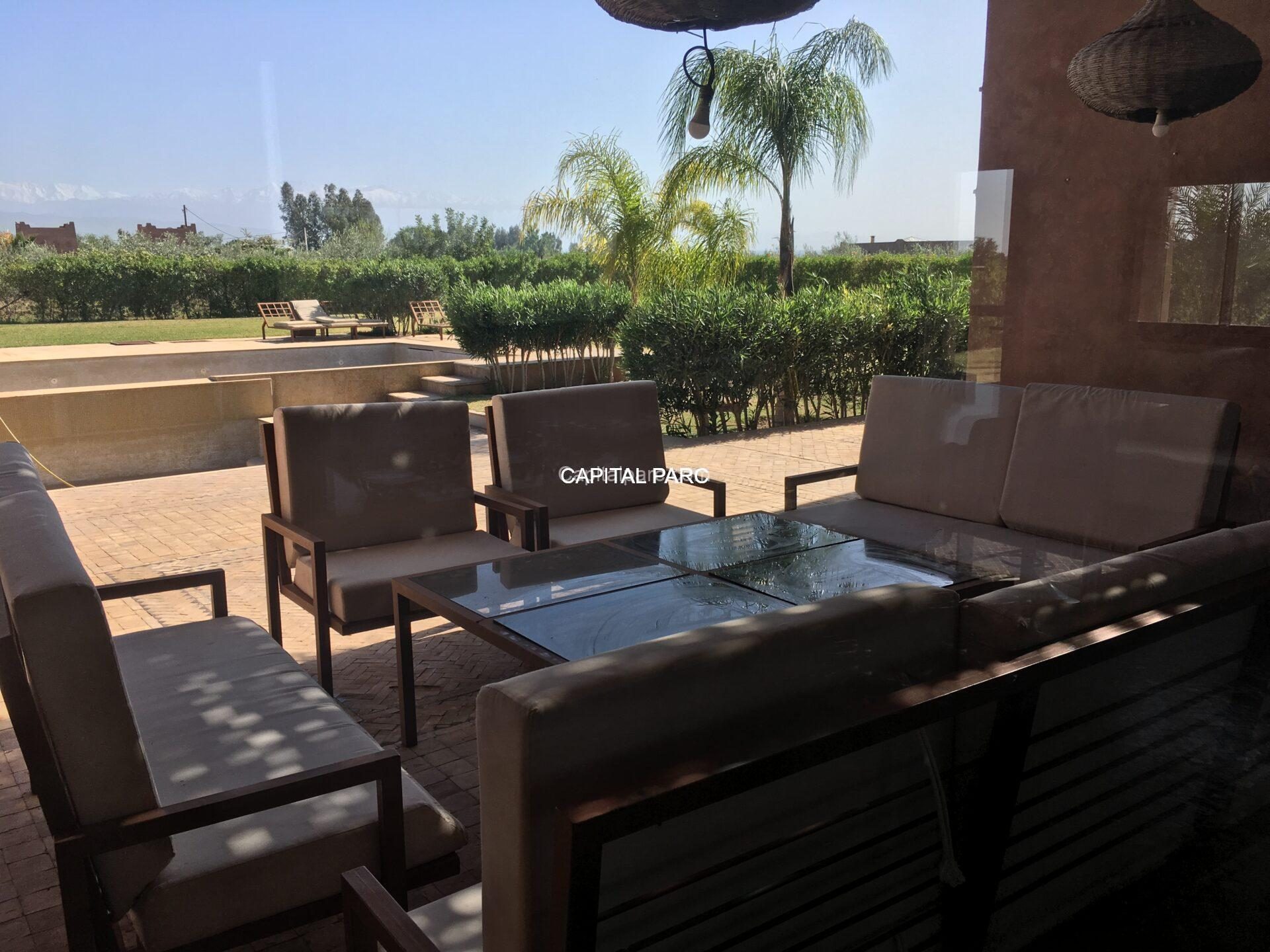 Villa meublée 500 m² à vendre, Oliveraie Marrakech — miniature 5