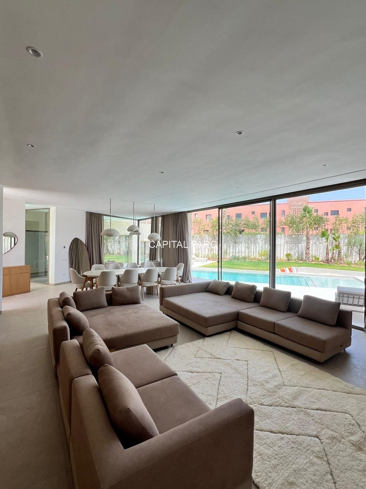 Villa d'architecte 425 m² à vendre, Golf Amelkis Marrakech — miniature 2