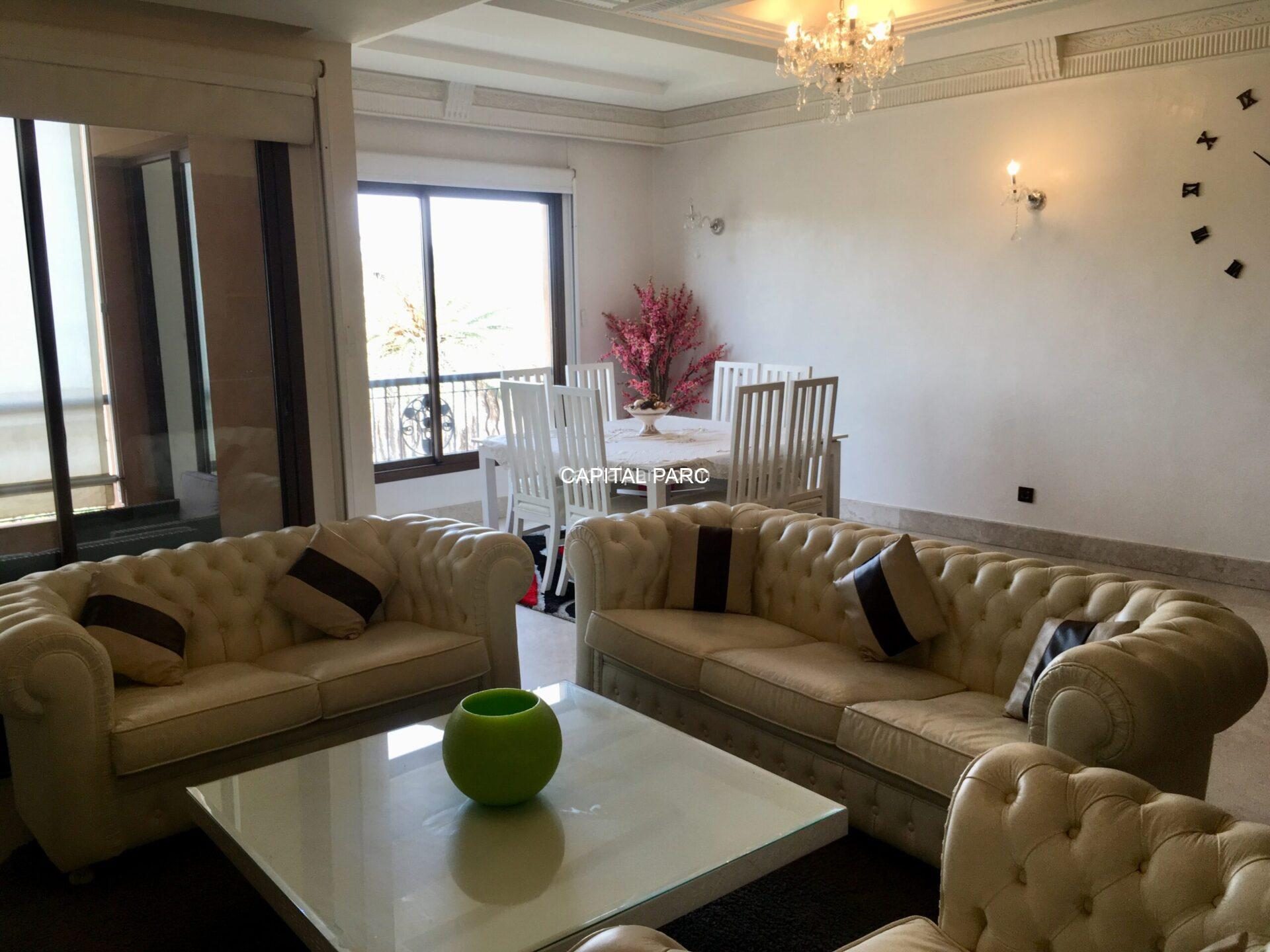 Appartement meublé 120 m² 2 ch. à louer Marrakech — miniature 2