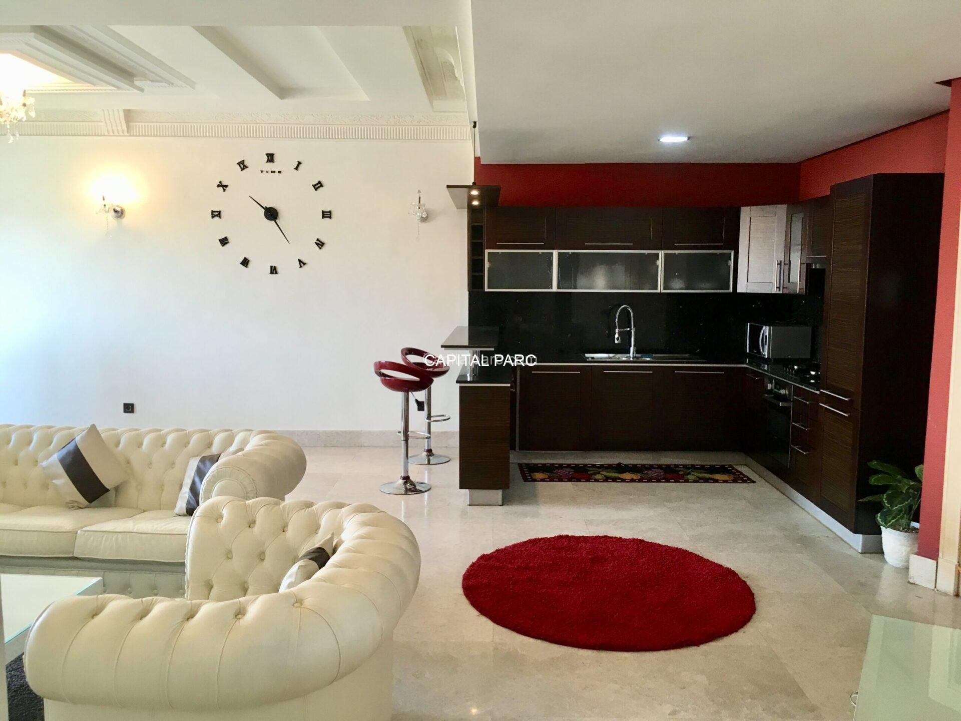 Appartement meublé 120 m² 2 ch. à louer Marrakech — miniature 8