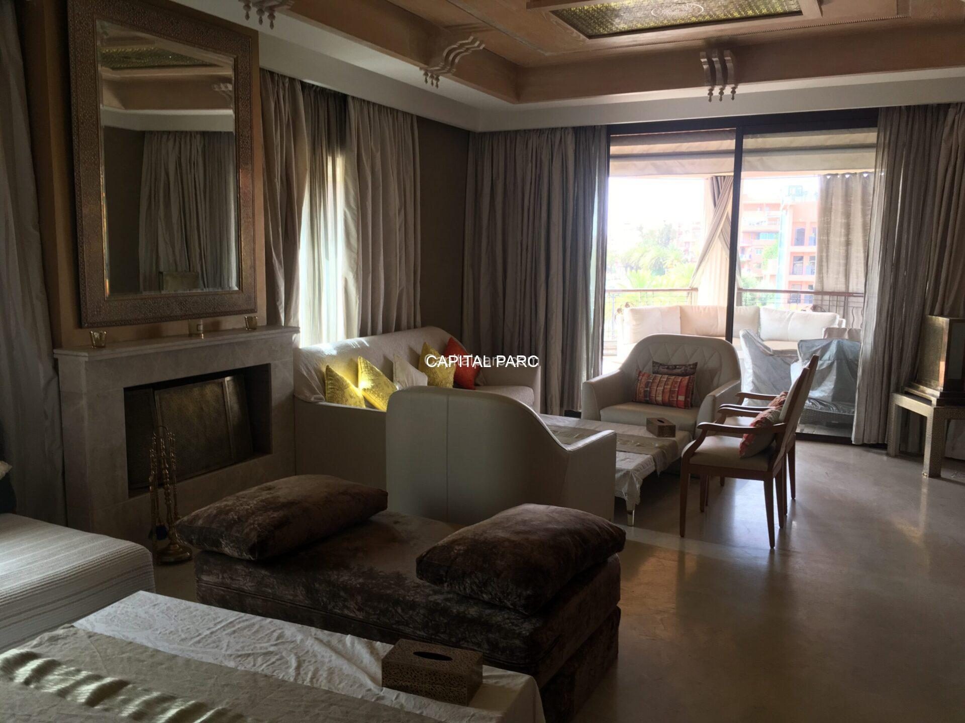 Appartement meublé 230 m² 3 ch. à louer Marrakech — miniature 4