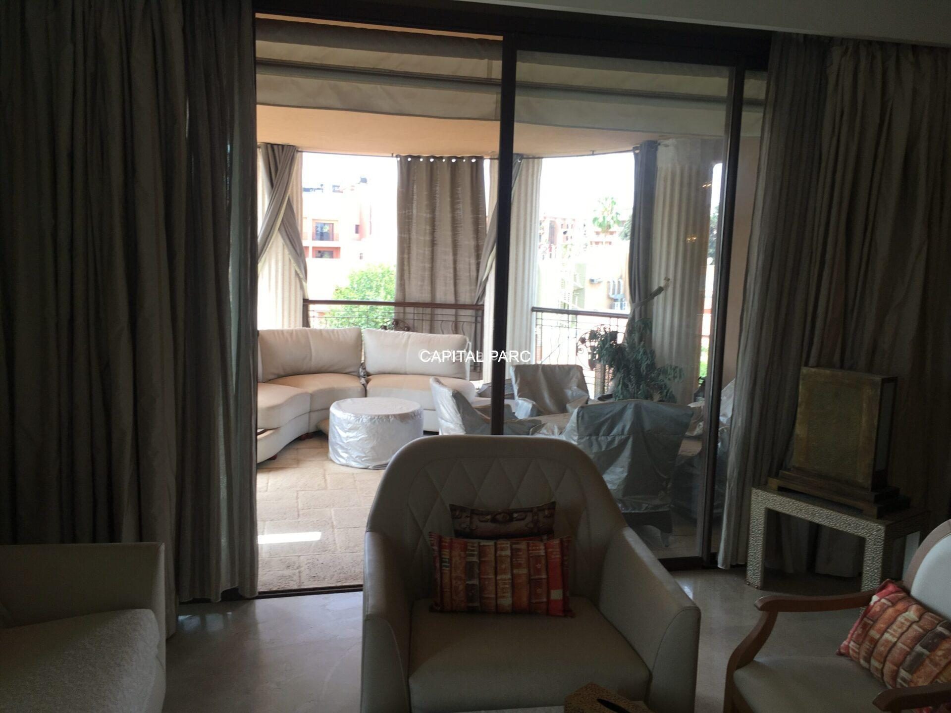 Appartement meublé 230 m² 3 ch. à louer Marrakech — miniature 7