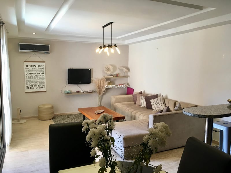 شقة صغيرة زوينة بالبالكون — Appartement meublé, Marrakech