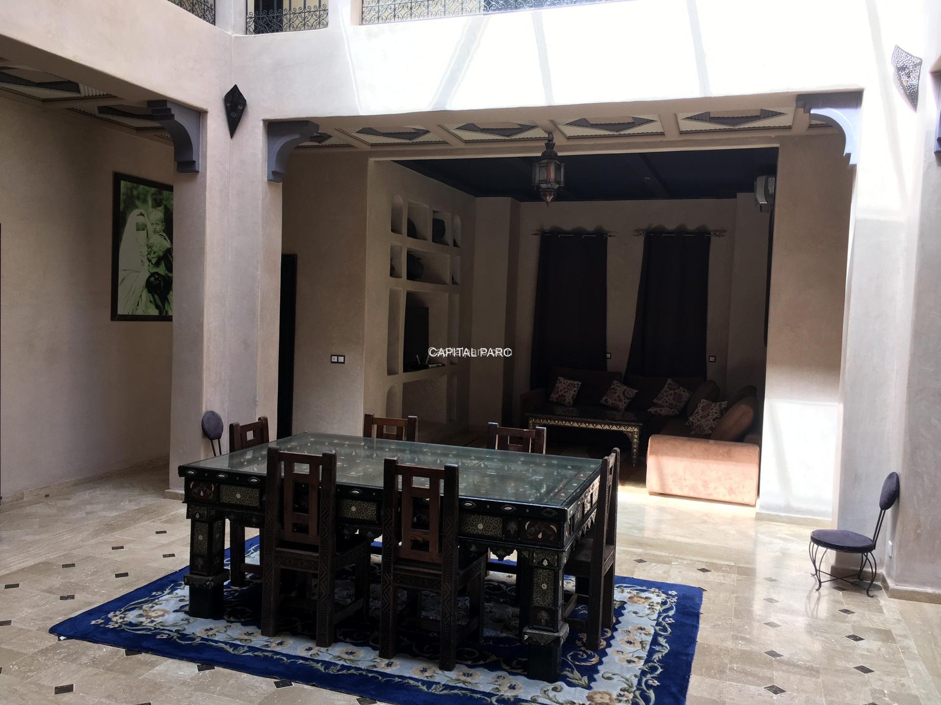 Villa meublée 3 ch. à louer, 200 m², route Ouarzazate Marrakech — miniature 2
