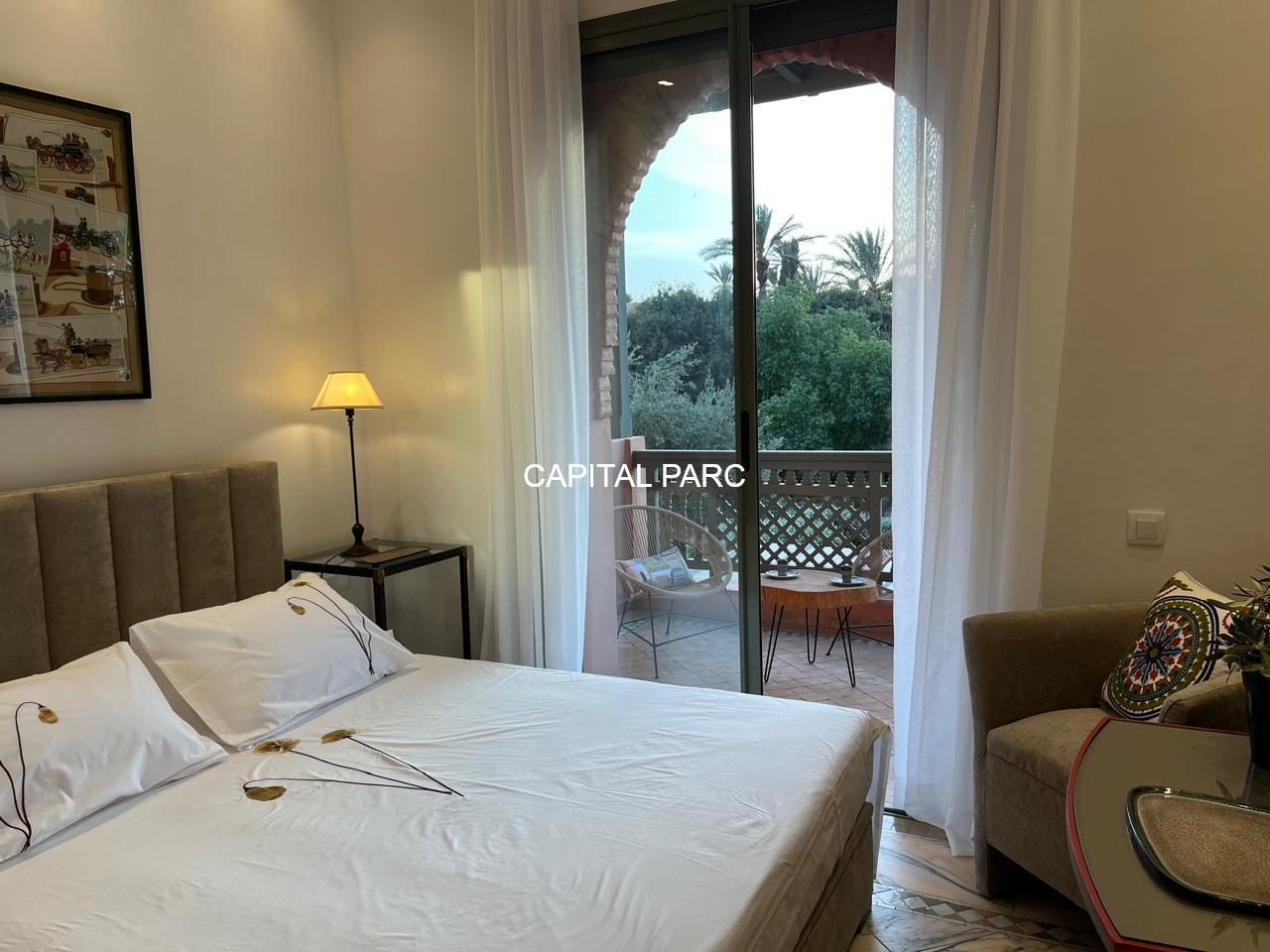 Appartement meublé 63 m² à louer, Palmeraie Marrakech — Appartement meublé, Marrakech