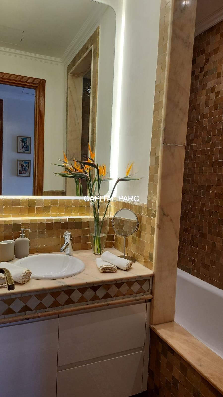 Appartement meublé 63 m² à louer, Palmeraie Marrakech — miniature 7