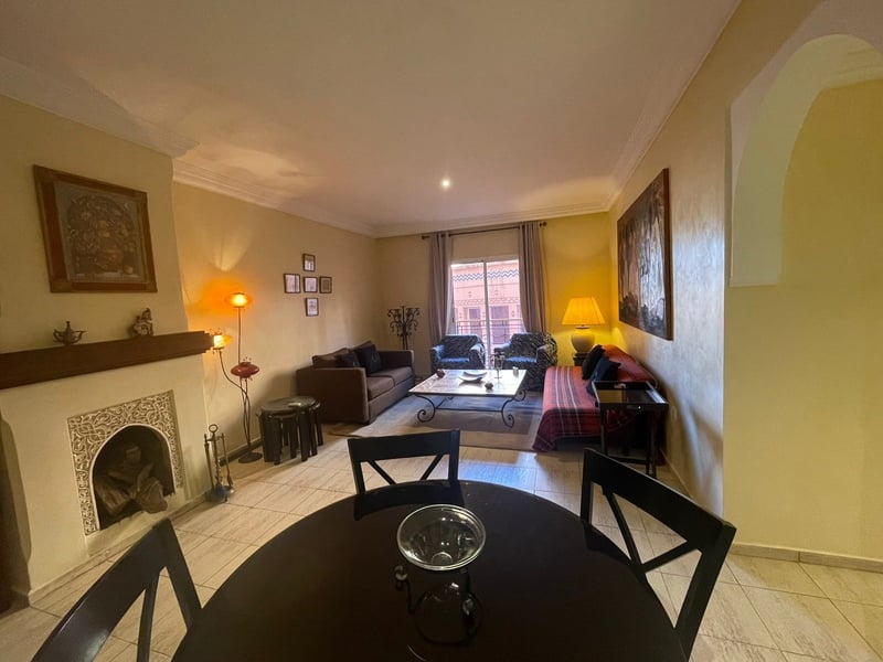 للكراء: شقة زوينة مجهزة 78 متر، 2 بيوت، كليز، مراكش — Appartement meublé, Marrakech
