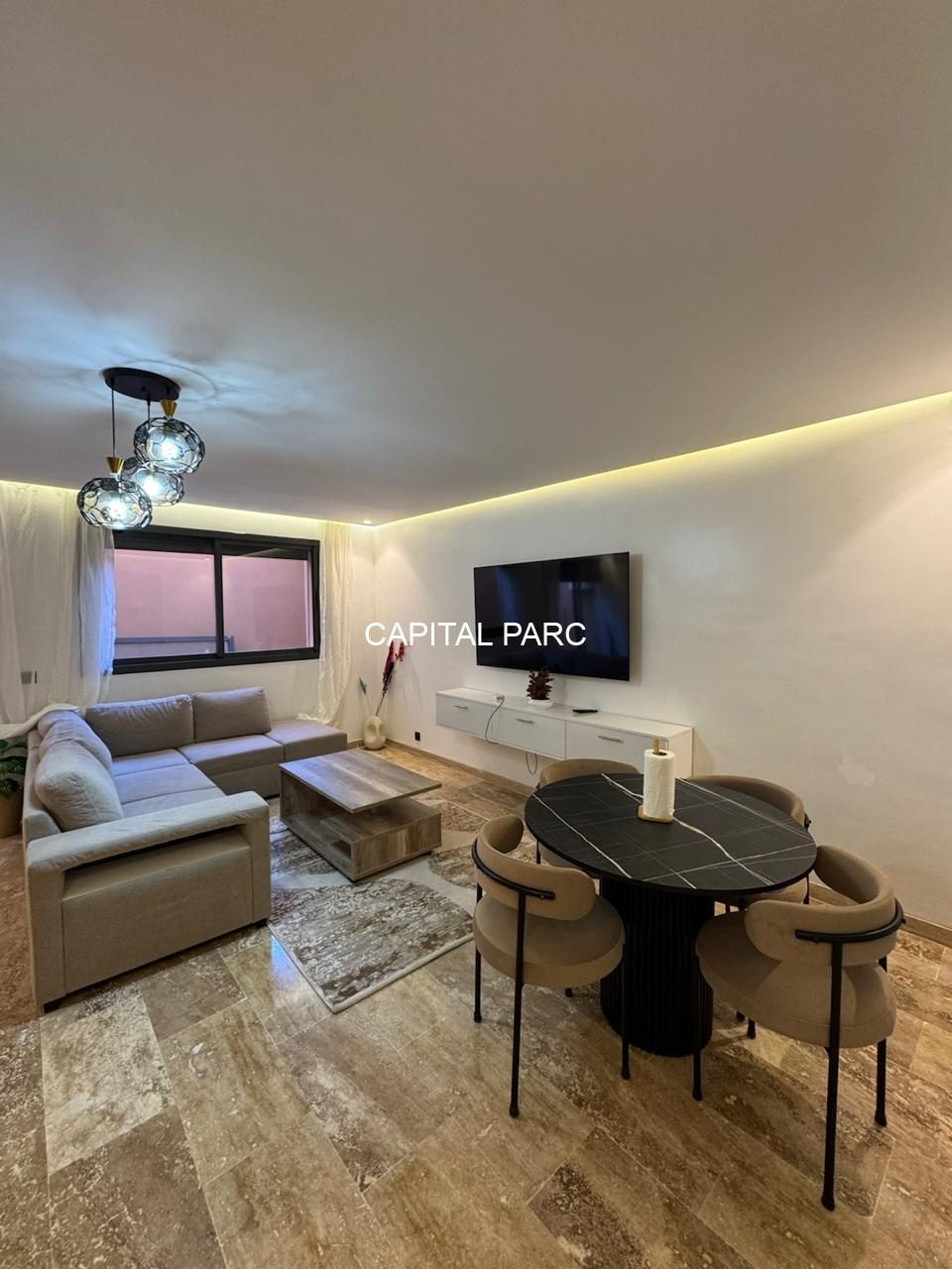 Appartement meublé 80 m² 2 ch. à louer – Guéliz, Marrakech — miniature 2