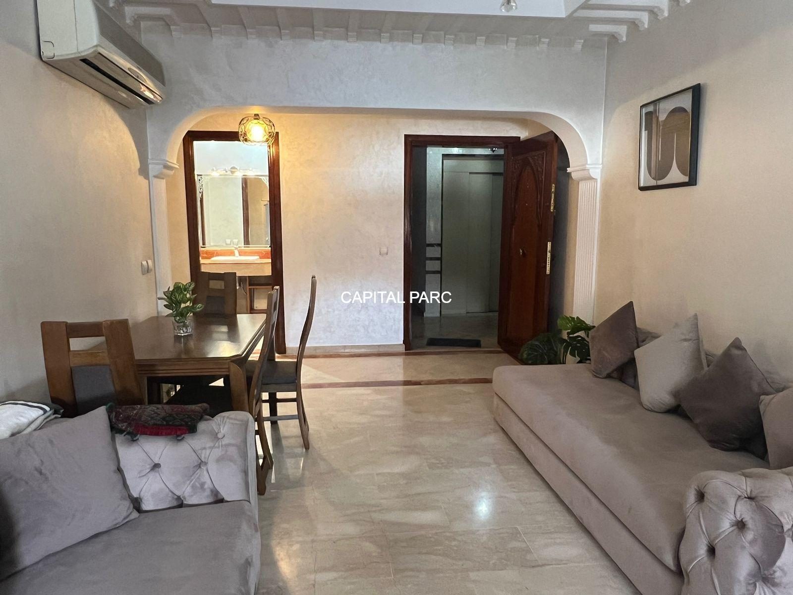 Appartement meublé 120 m² à louer Hivernage, Marrakech — miniature 5
