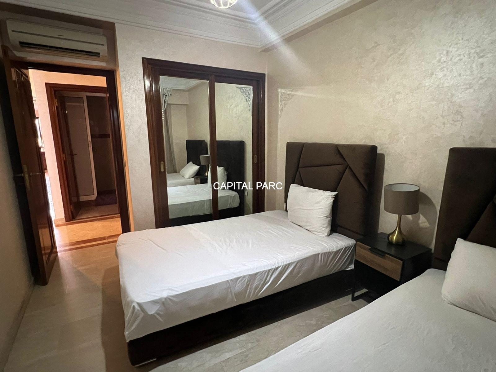 Appartement meublé 120 m² à louer Hivernage, Marrakech — miniature 9