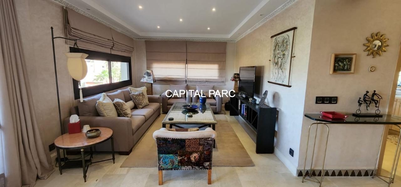 Appartement 130 m² à louer, 3 ch., Hivernage, Marrakech — Appartement, Marrakech