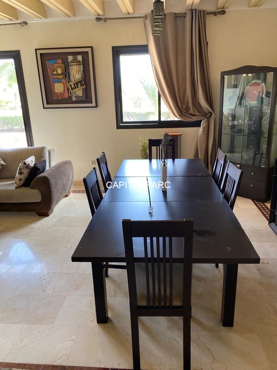 Appartement meublé 154 m² 2 ch. RDC à louer Marrakech — miniature 5